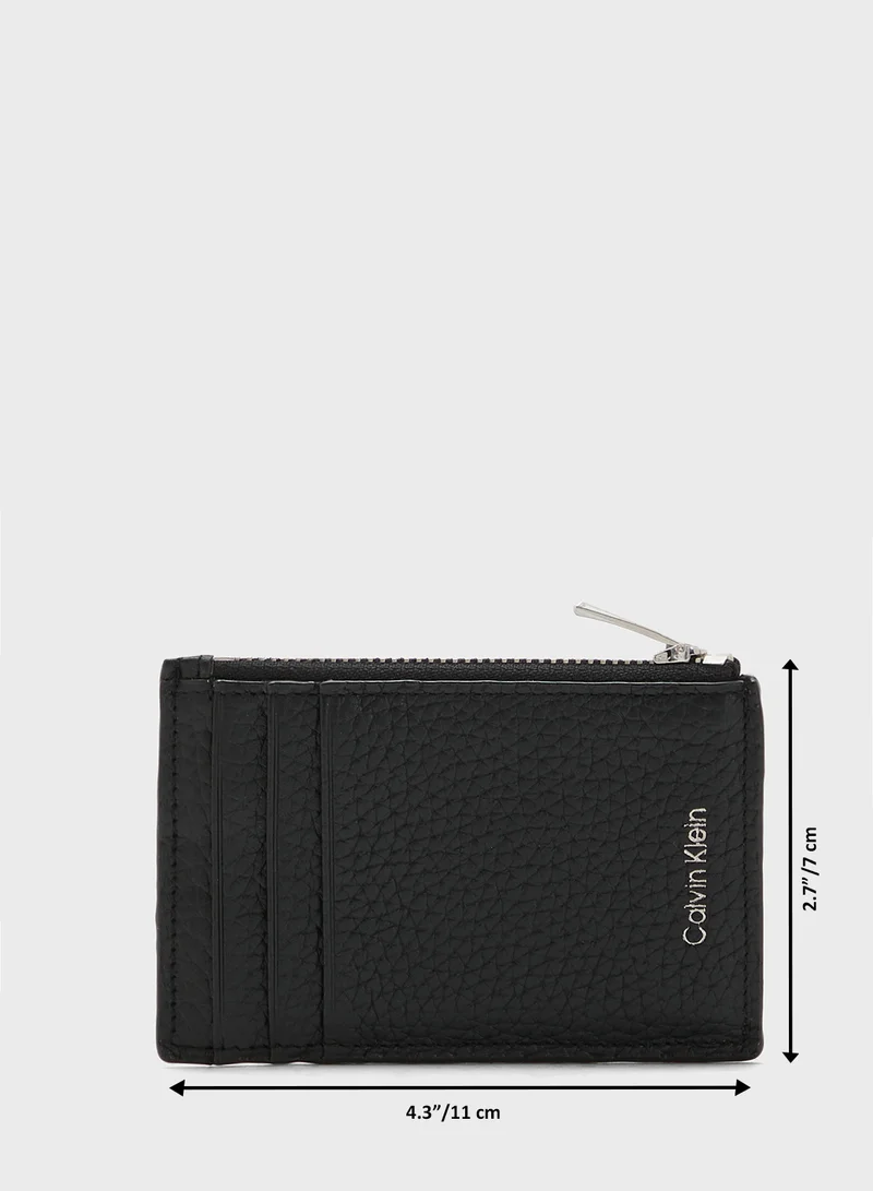 CALVIN KLEIN Logo Card Holder With Zip