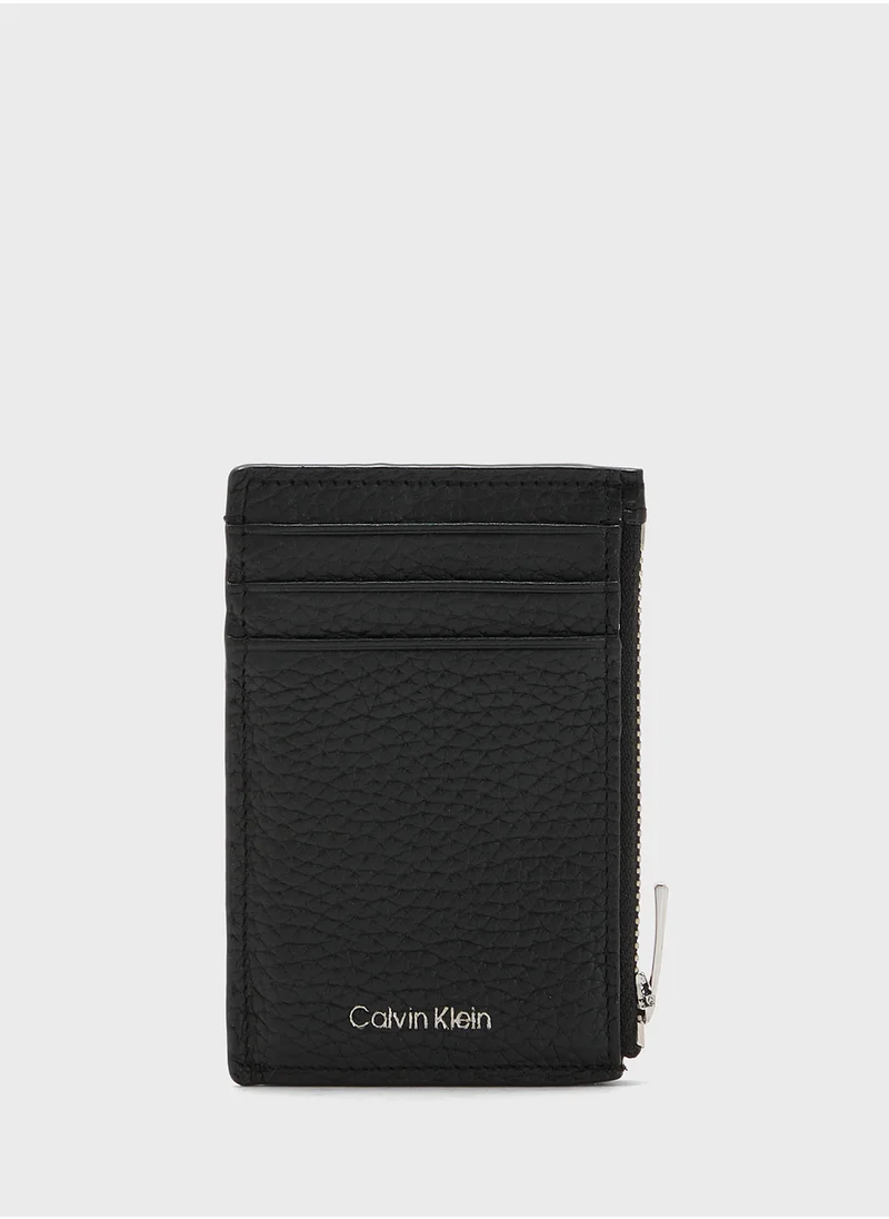 CALVIN KLEIN Logo Card Holder With Zip