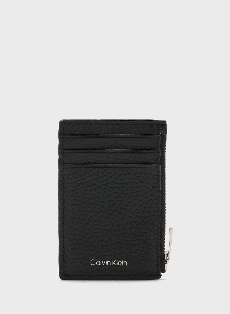 CALVIN KLEIN Logo Card Holder With Zip - Image 2