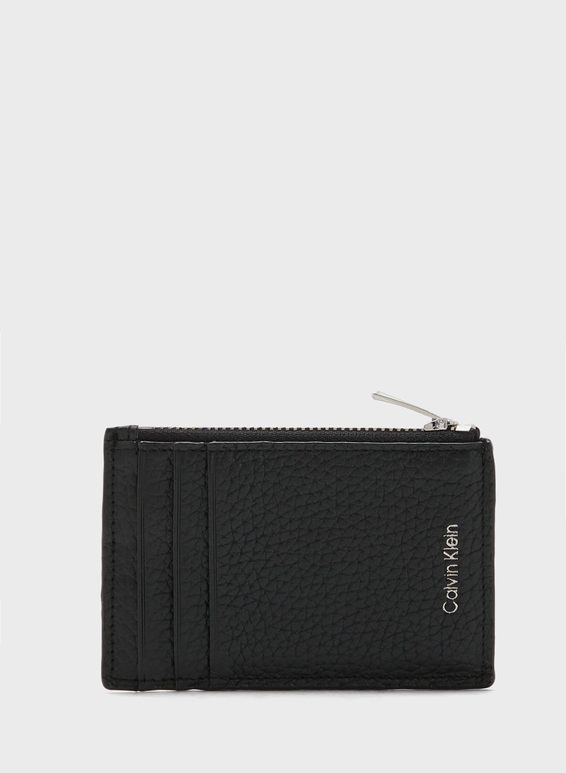 CALVIN KLEIN Logo Card Holder With Zip - Image 1