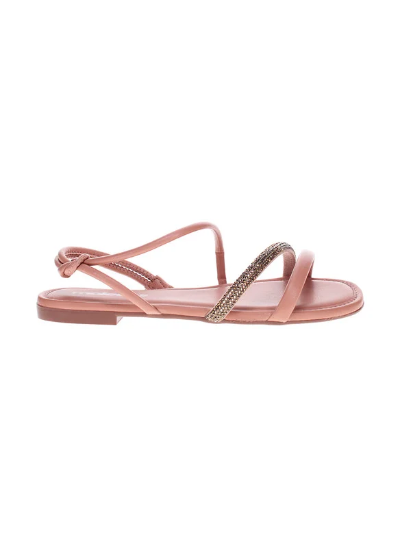 MOLECA Moleca Ladies Flat Sandals Nude | Made In Brazil