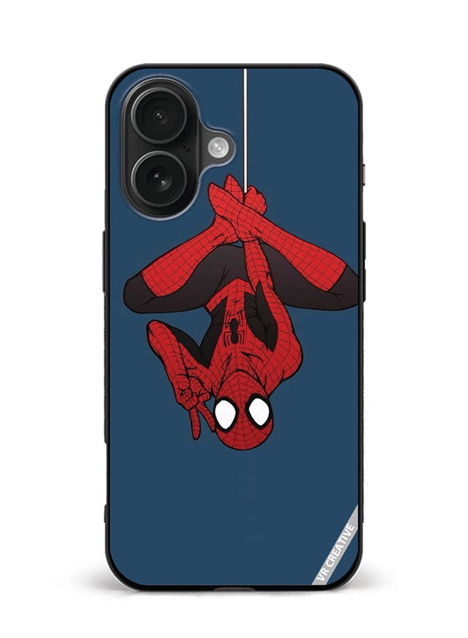 VR CREATIVE Protective Case Cover For Apple iPhone 16 Plus Spiderman Design Multicolour