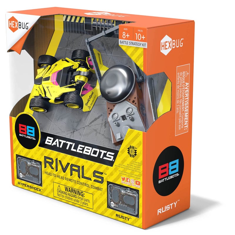 HEXBUG BattleBots Rivals Rusty and Hypershock - Image 4
