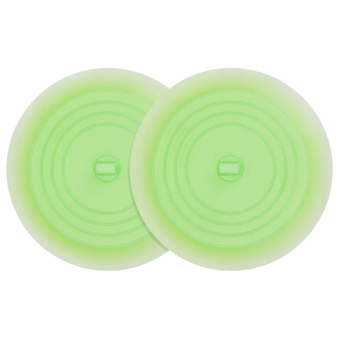 SILICONE TUB STOPPER RECYCLABLE BATHTUB DRAIN STOPPER UPGRADED DRAIN PLUG COVER FOR BATHROOMS AND LAUNDRIES KITCHEN UNIVERSAL USE 6 INCHES JELLY GREEN
