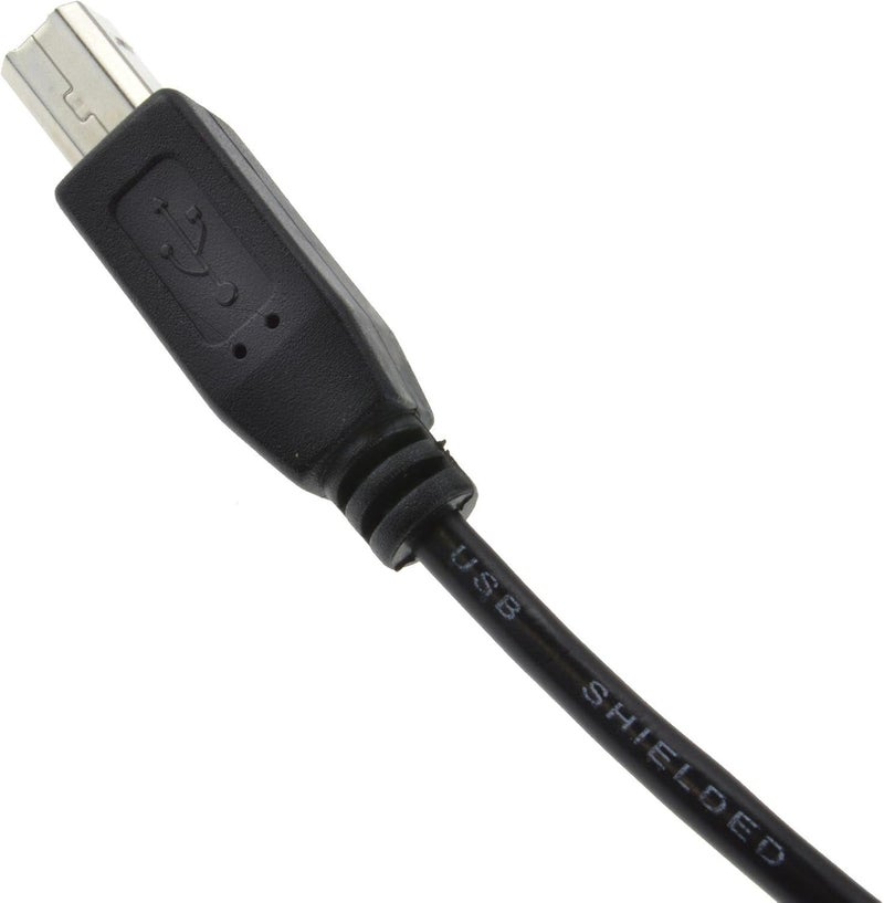 Matte anti slip finish USB 2.0 24AWG High Speed Cable Printer Lead A to B BLACK 1m [1 metres] Worldwide simple practical design - Image 5