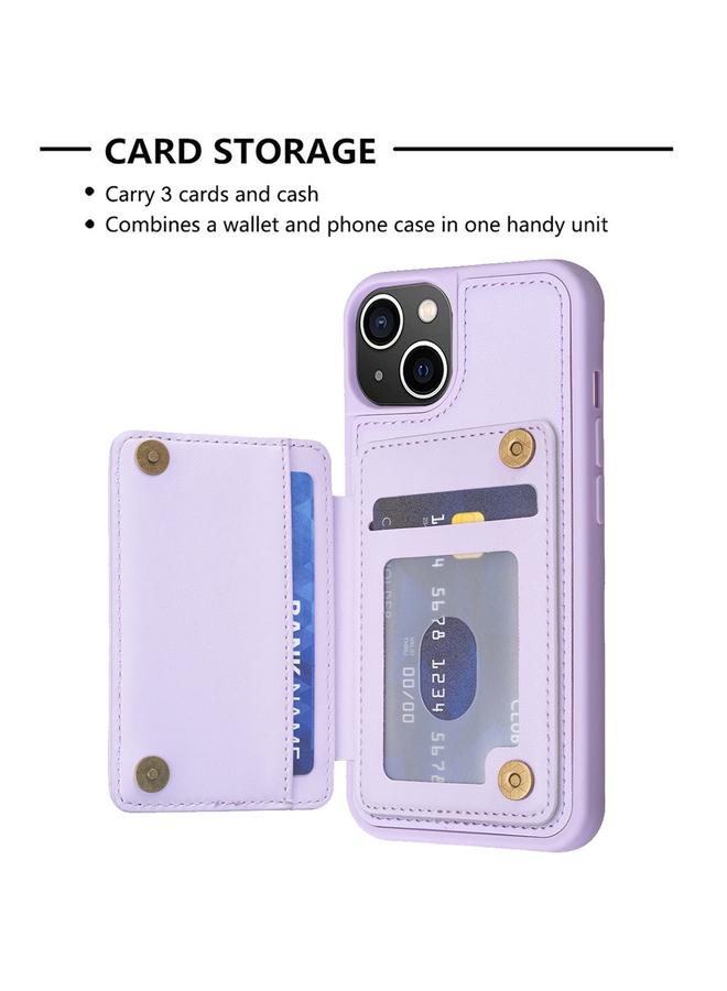 S-TOP Case For iPhone 15 Plus Grid Card Slot Holder Phone Case - Image 4