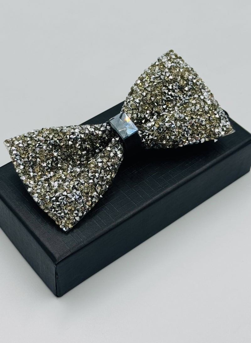 House Of Tailors Elevate Your Party Look with Our Stone Bow Tie Collection