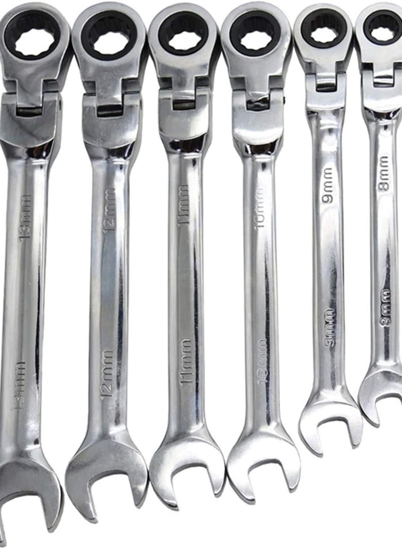 GGOOT Hardware Tool Hand Tools Wrench Set Wrench Multitool Double End Adjustable Wrench Spanner Repair Tool Universal Key Spanner Ratchet (Size : 10mm)  - Image 4