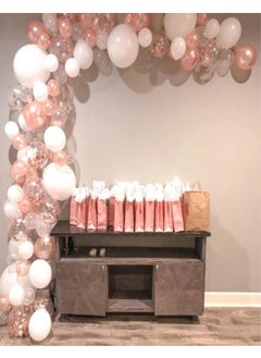 Zeemey 102-pcs Rose Gold color Latex Decorative Balloon Arch Garland Set - Perfect for Graduation Baby Shower Wedding Birthday Bachelorette Party Backdrop Decoration - Suitable for Indoor and Outdoor  - Image 3