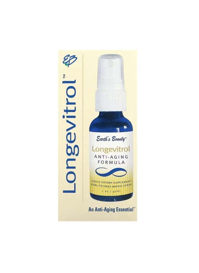 Earth's Bounty Longevitrol Anti Aging Formula 1 oz 30 ml  - Image 1