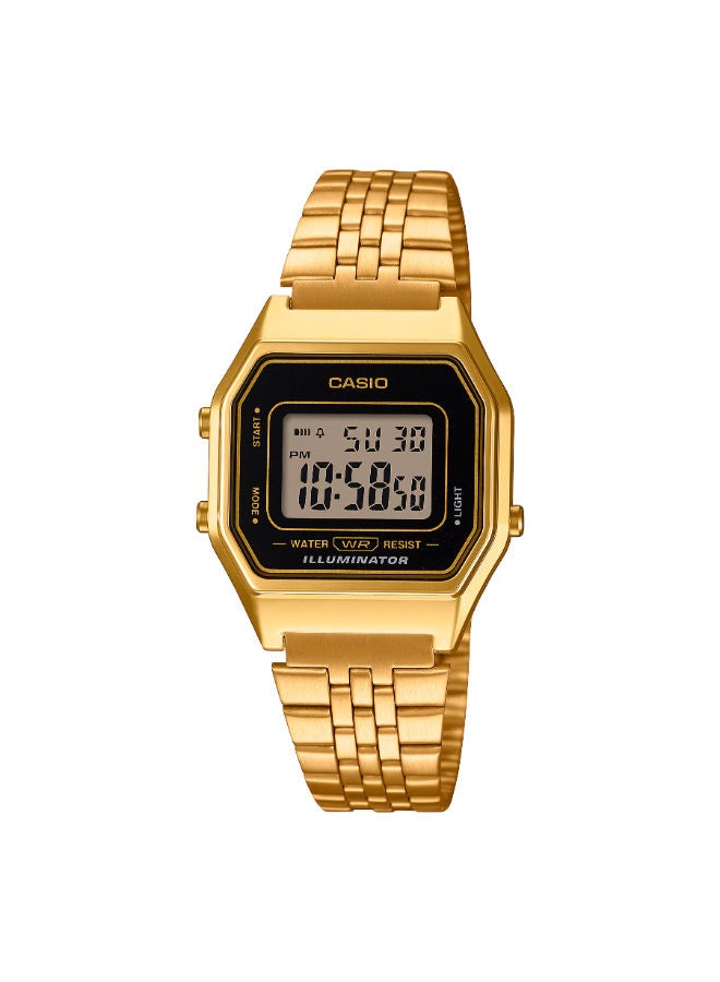 CASIO Stainless Steel Digital Wrist Watch LA680WGA-1DF - Image 1