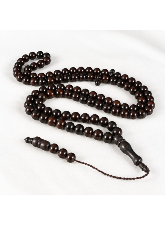 TranquilBeads 99 Beads Black Kuka Tasbih for Men, 8mm Islamic Misbaha Prayer Beads with Gift Box, Handmade Dhikr Beads for Ramadan Eid Hajj Umrah Gift - Image 5