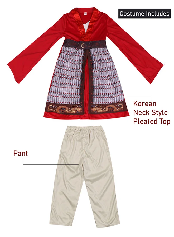 LITTLE SURPRISE BOX Little Surprise Box,Korean War Princess costume,Kids Halloween Costume Fancy Dress Up-4-6Y