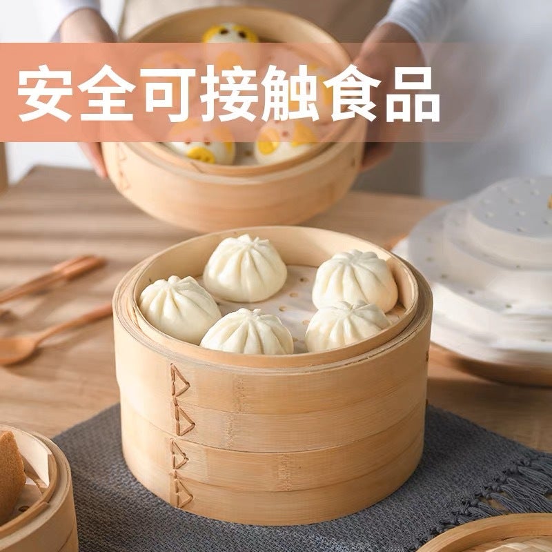 Household Food Grade Steaming Paper Steamer Pad Steamer Steamer Steaming Pad Non-Stick Disposable Silicone Oil Paper - Image 3