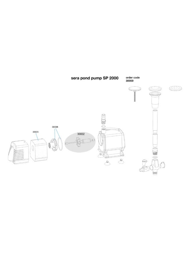 سيرا مضخة البركة SP2000 [الموديل – SP2000] - Image 2