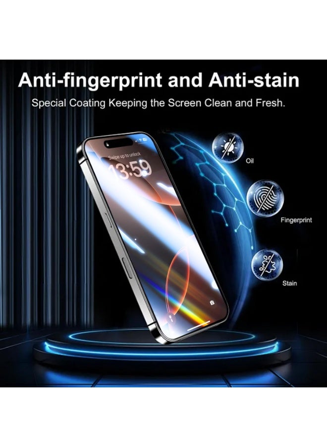 يوارب كينج شاشة حماية زجاجية مضادة للخدش بتغطية كاملة لهاتف ايفون 16 بلس - Image 4