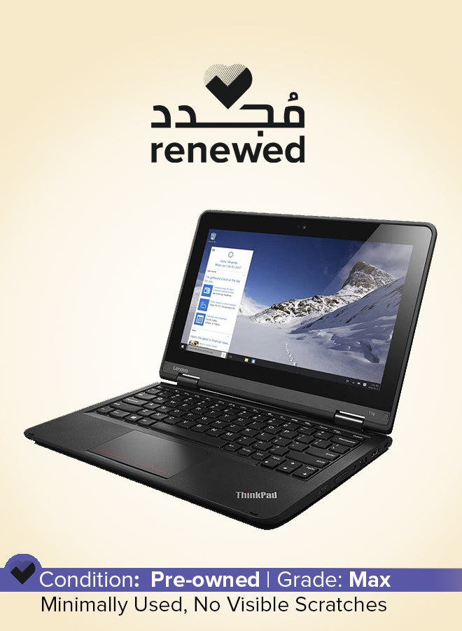 Lenovo Renewed - Yoga 11e (2013) Touch Chrome Book With 11.6-Inch Display,Intel Celeron Processor/3rd Gen/4GB RAM/16GB SSD/Integrated Graphics Black - Image 1