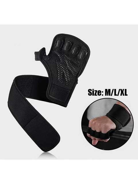New Ventilated Workout Gloves – Anti-Slip Training Gloves with Wrist Support & Strong Grip for Gym, Weightlifting, Cycling, Fitness, Cross Training