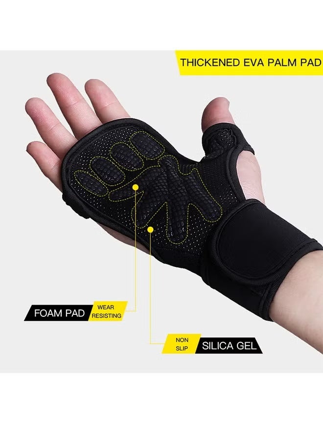 ماسكابوني قفازات تمرين جديدة بتهوية – قفازات رياضية مانعة للانزلاق مع دعم للمعصم وقبضة قوية للجيم ورفع الأثقال واللياقة البدنية والتدريب المتقاطع - Image 4