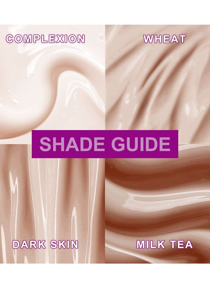 Liquid Foundation, Face Makeup for Skin Perfecting Comfort Matte Foundation Hypoallergenic Covers Blemishes & Under-Eye Circles