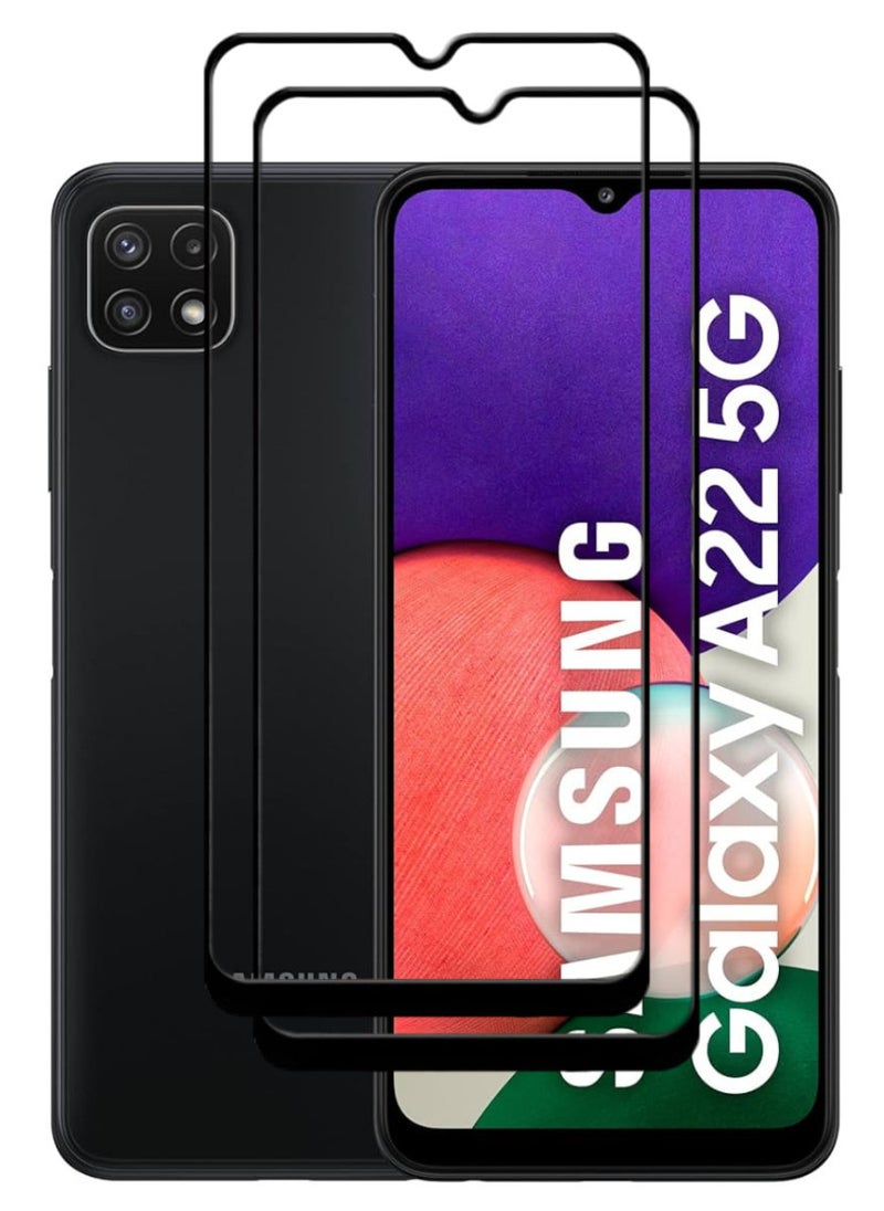 أكاليكس قطعتين، حماية شاشة، لهاتف سامسونج جالاكسي A22 5G، جودة ممتازة. - Image 1