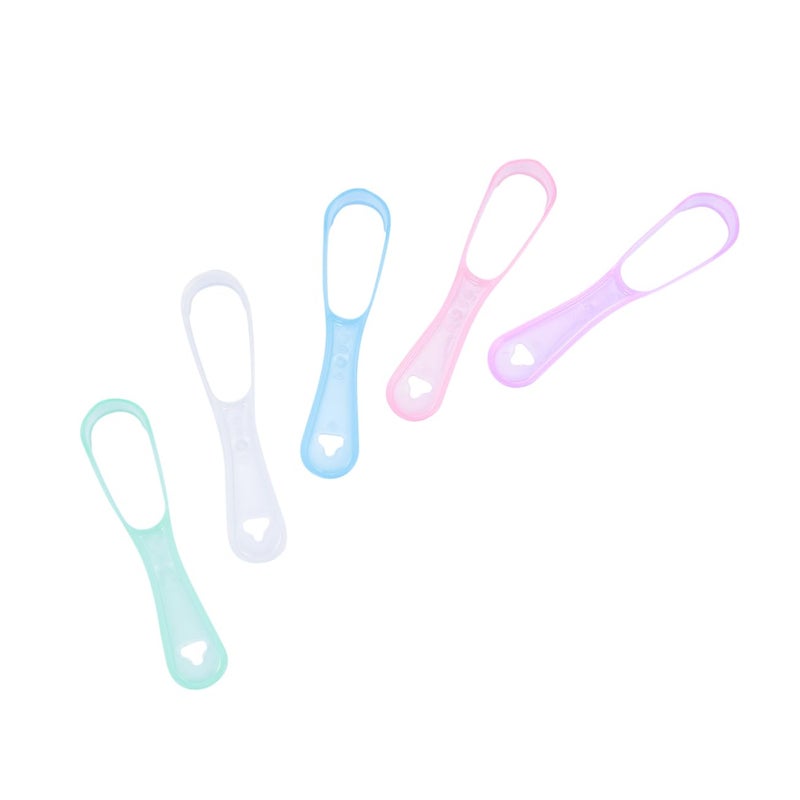 10 Pack Stainless Steel Tongue Scrapers for Bad Breath Oral Hygiene and Fresh Breath - Image 1