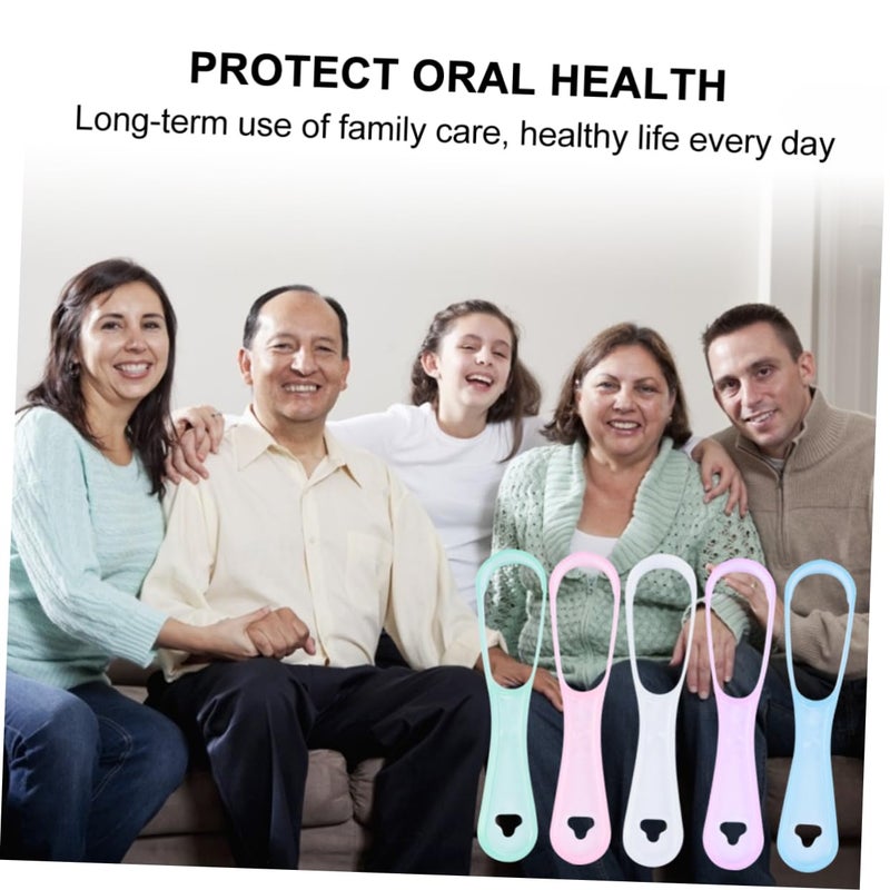 10 Pack Stainless Steel Tongue Scrapers for Bad Breath Oral Hygiene and Fresh Breath - Image 5