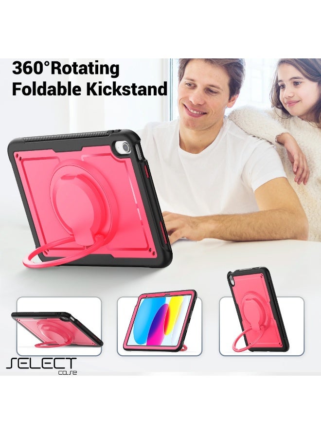 سيليكت كفر وغلاف حماية iPad SELECT – حماية شاملة 360° بتقنية Thermoline الذكية ومسند قابل متوافقًا مع ايباد الجيل العاشر و ايباد A16 مقاس 10.9 بوصة. - Image 4