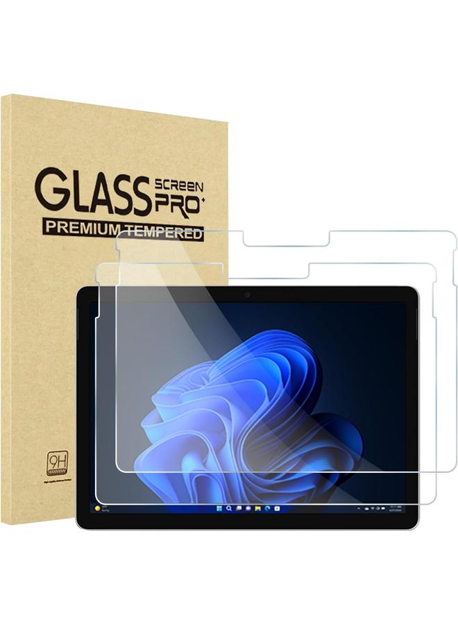 Procases 2 Pack Surface Go 4 2023 Go 3 2021 Surface Go 2 10.5" 2020 Surface Go 10" 2018 Screen Protector Tempered Glass Screen Film Guard For Surface Go 4 3 2 1 Clear - Image 1