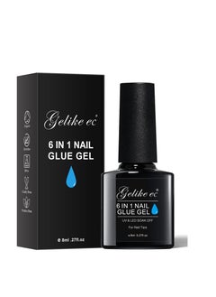 Gelike EC Gel Nail Glue UV - 6 in 1 Gel Glue for Nail Tips Need UV Light,Strong Adhesive for Press on Nails Acrylic Tips - pzsku/ZA9C21AB14F26DA77D4B8Z/45/_/1723565941/b7879956-46bc-4345-8a2f-3ffb1bf0914a