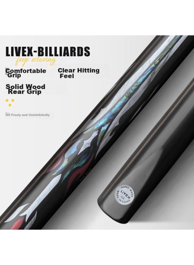 Livex Livex Dry Cue, Pool Cue, Snooker Cue, Black 8 Ball Cue, Chinese 8-ball Cue, American 16-color 9-ball Cue - Image 1