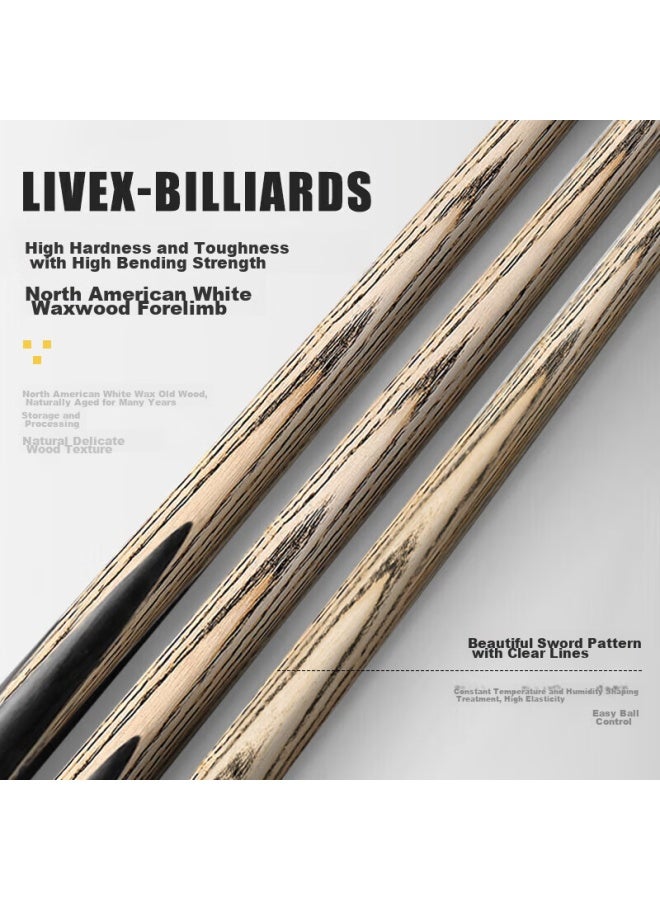 Livex Livex Dry Cue, Pool Cue, Snooker Cue, Black 8 Ball Cue, Chinese 8-ball Cue, American 16-color 9-ball Cue - Image 3