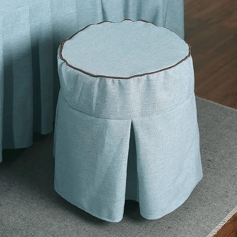 KKLT 4-Piece Massage Table Sheet Set,Massage Table Skirt Salon Bed Cover Breathable for Body Fumigation Physiotherapy Massage-Beige 180x60cm(71x24inch) - Image 3