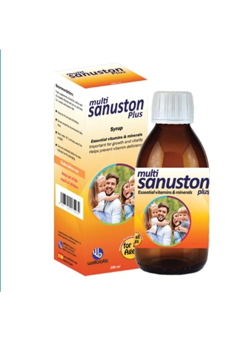 MULTI SANUSTON PLUS SYRUP 220GM