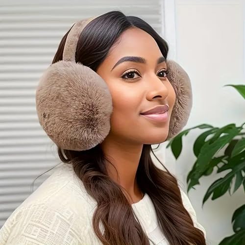 RR DESIGN Plush Ear Muffs for Women & Kids - Cozy Ear Covers for Cold Weather Adventures!(pack of 1) color may vary - Image 2