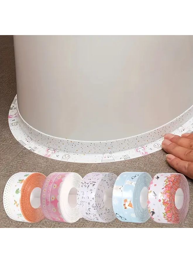 2pcs Self Adhesive Waterproof Shower Tape Peel Stick Bathroom Kitchen Flooring - Image 4