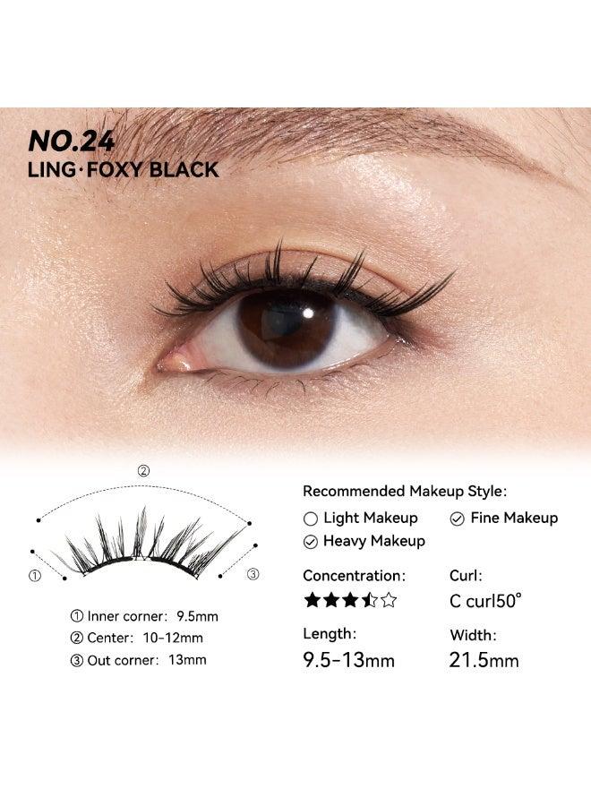 WOSADO Foxy No.24 Magnetic Lashes – Cat Eye Foxy Lift - Image 1