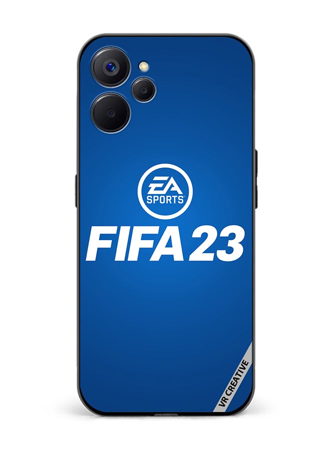 VR CREATIVE Protective Case Cover For Realme 10 5G Fifa 23 Blue Ea Design Multicolour - Image 1