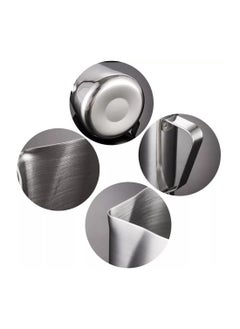 Generic Silver color stainless steel milk frother jug 900ml  - Image 4