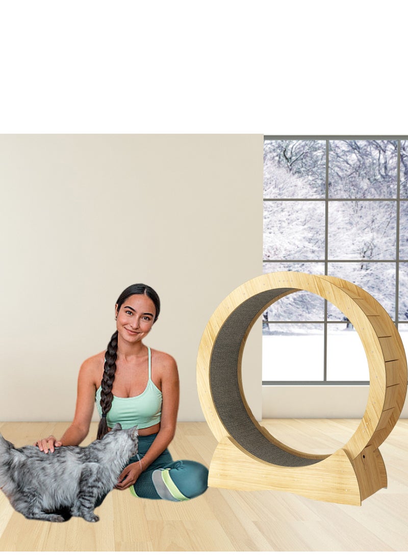 كيدل Cat ممارسة عجلة قطة طاحونة ممارسة مثالية للقطط الداخلية عجلة تشغيل للقطط الداخلية - Image 3