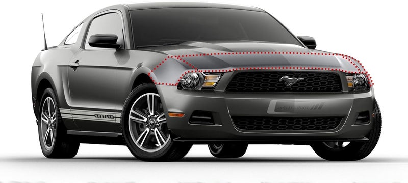 Install Proz Self Healing Universal Clear Paint Protection Bra Hood and Fender Kit (12" x 84") - Image 4