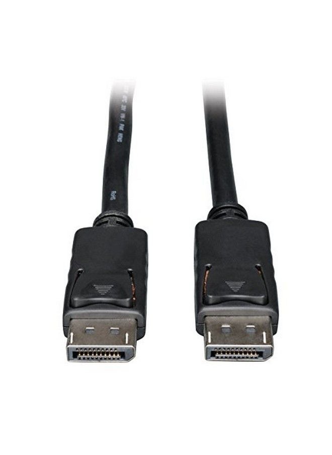 Tripp Lite Displayport Cable With Latches (M M) Dp To Dp 4K X 2K 3Ft. (P580003) Black 1 Count (Pack Of 1)  - Image 1