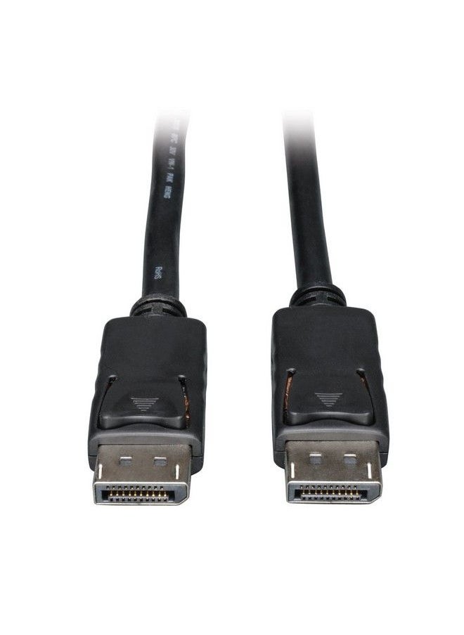 Tripp Lite Displayport Cable With Latches (M M) Dp To Dp 4K X 2K 3Ft. (P580003) Black 1 Count (Pack Of 1)  - Image 2