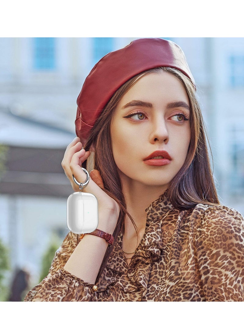 SZOXST - for AirPods 3 Case Cover 2021 Soft TPU Clear Transparent Case for AirPods 3rd Generation Case for Women Men, AirPod 3 case with Cleaner Kit and Keychain - Image 1