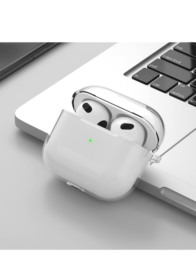 SZOXST for AirPods 3 Case Cover 2021 Soft TPU Clear Transparent Case for AirPods 3rd Generation Case for Women Men, AirPod 3 case with Cleaner Kit and Keychain - Image 4