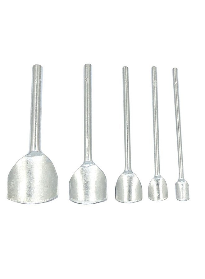 DGOL مجموعة أدوات تقطيع وثقب قوس من الجلد مكونة من 5 أحجام من DGOL، حزام حرفي، حزام DIY، أداة تقطيع وثقب قوس مسطح، نهاية زاوية مطلية - Image 3