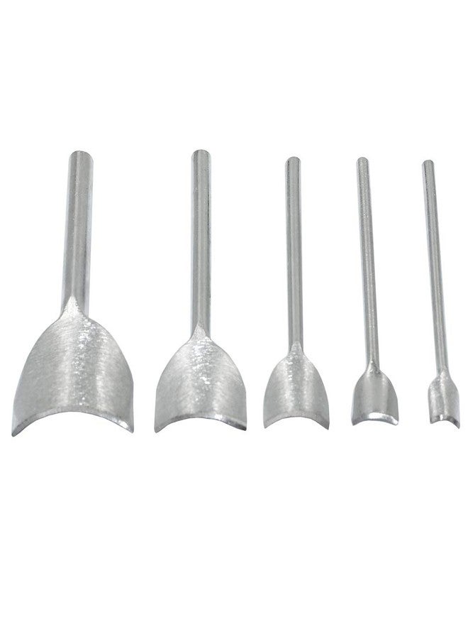 DGOL مجموعة أدوات تقطيع وثقب قوس من الجلد مكونة من 5 أحجام من DGOL، حزام حرفي، حزام DIY، أداة تقطيع وثقب قوس مسطح، نهاية زاوية مطلية - Image 1