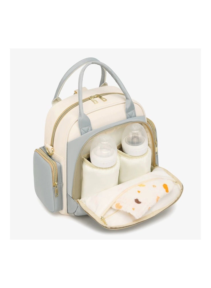 Large Capacity Diaper Bag for Mom, Tote Mommy Bag with Multi Compartments, Waterproof Lightweight Travel Baby Bag, Hands-Free Crossbody Bag for New Moms - Image 2