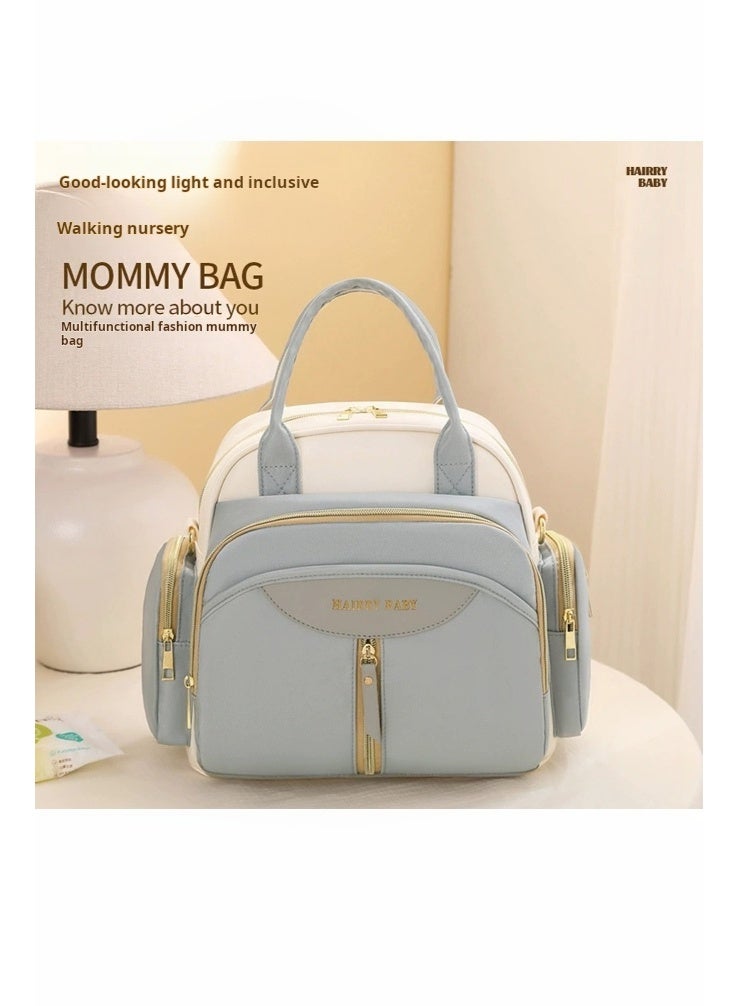 Large Capacity Diaper Bag for Mom, Tote Mommy Bag with Multi Compartments, Waterproof Lightweight Travel Baby Bag, Hands-Free Crossbody Bag for New Moms - Image 3