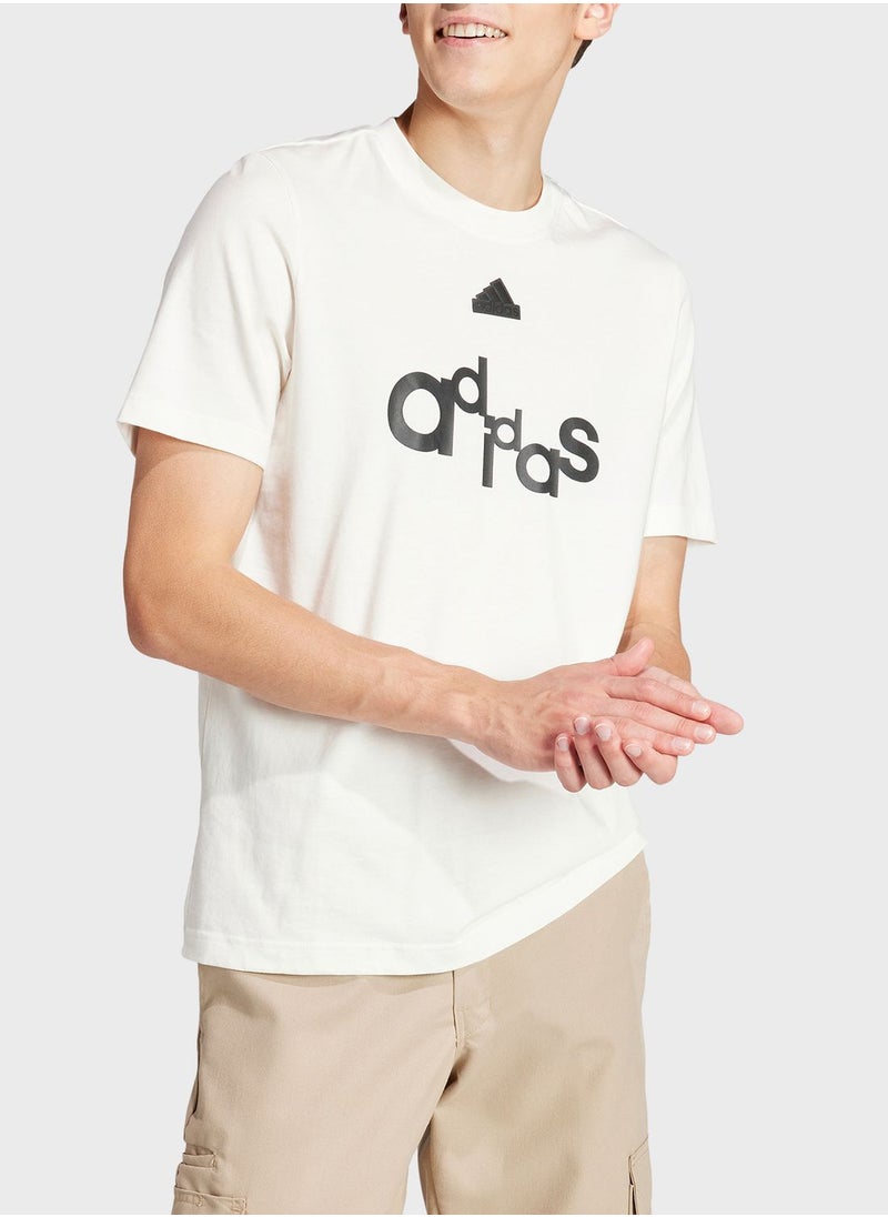 Adidas - Big Logo Single Jersey T-Shirt - Image 1